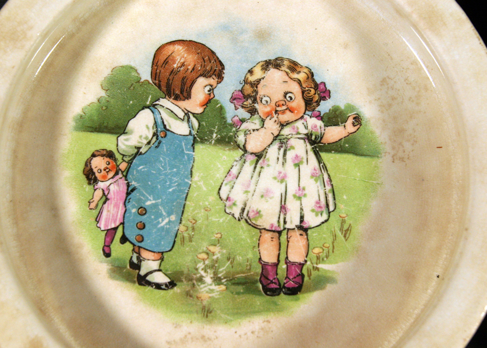 Vintage Ceramic Baby Dishes