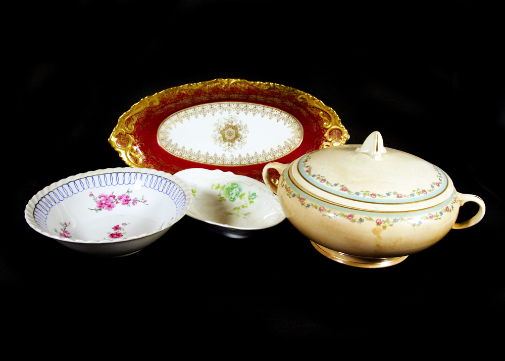 Assorted Vintage Porcelain Serving Pieces