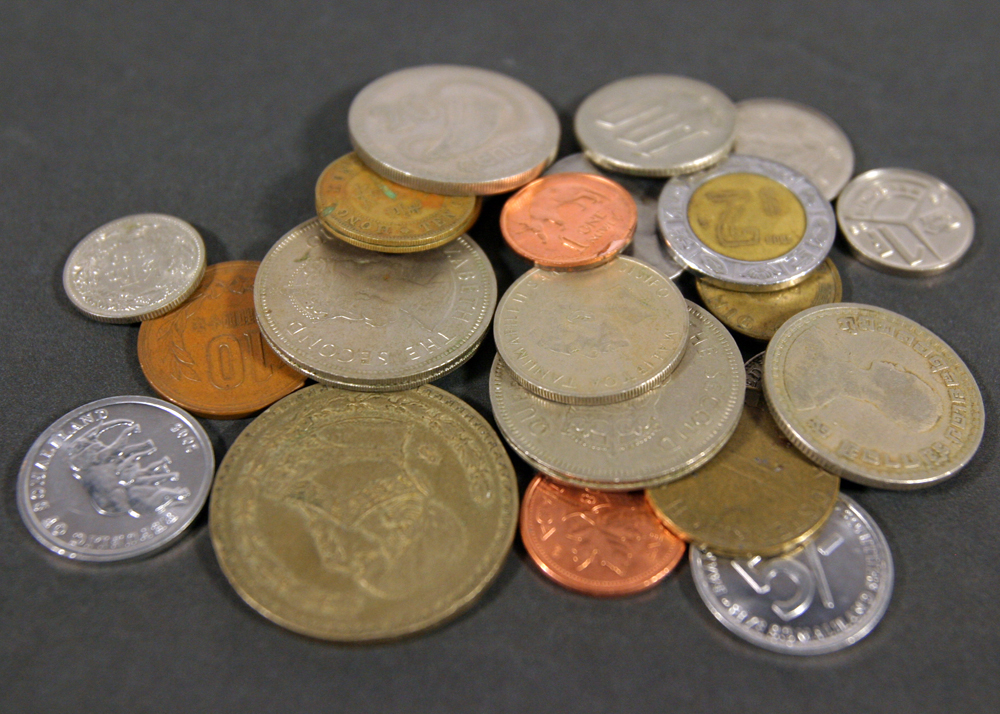 Assortment of International Coins