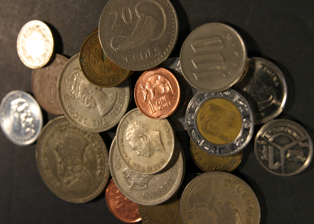 Assortment of International Coins