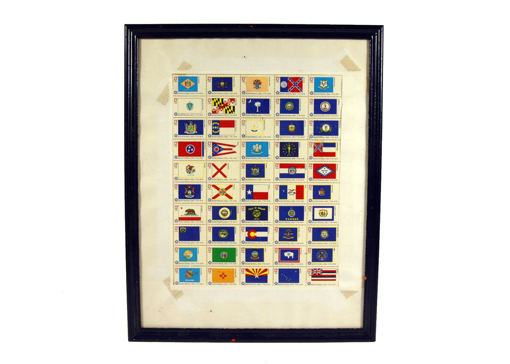 Set of Fifty Bicentennial State Flag Stamps