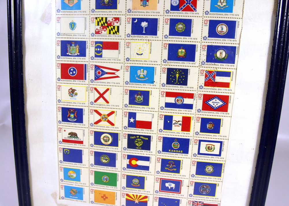 Set of Fifty Bicentennial State Flag Stamps