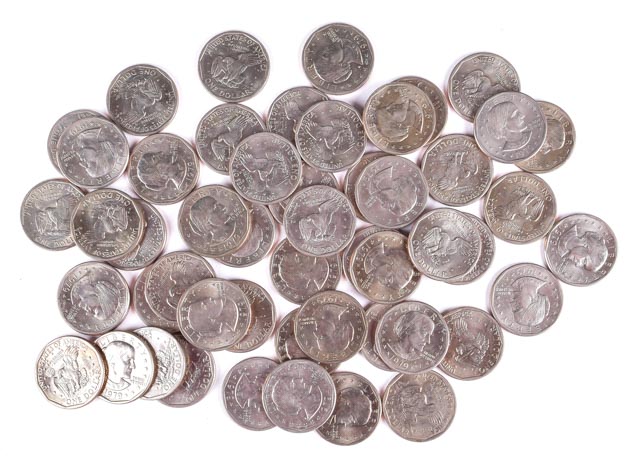 Collection of Fifty-Two 1979 Susan B. Anthony Dollars
