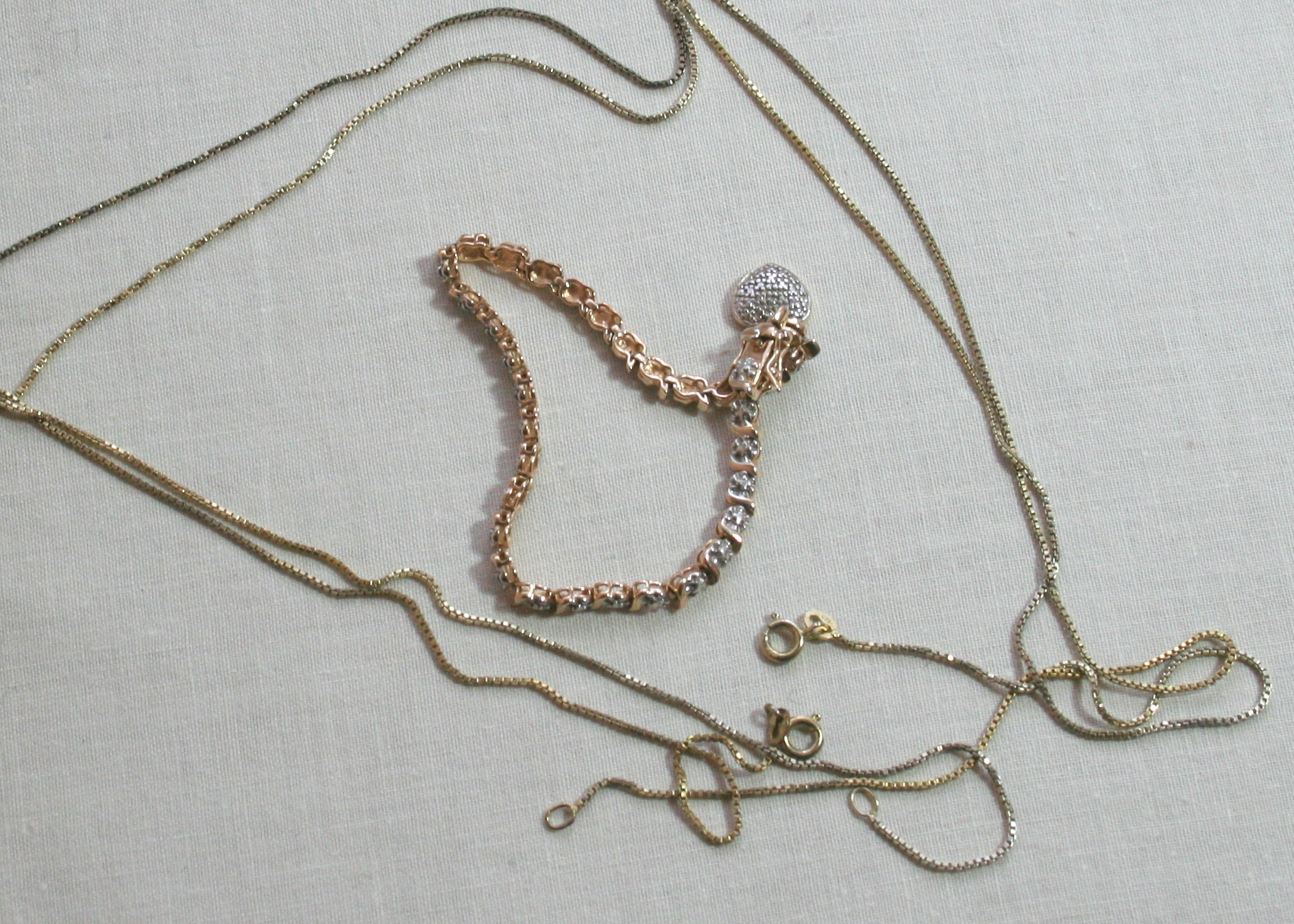 Sterling Silver Bracelet and Chain