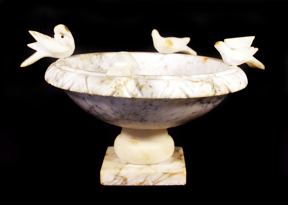 Carved Marble Tazza