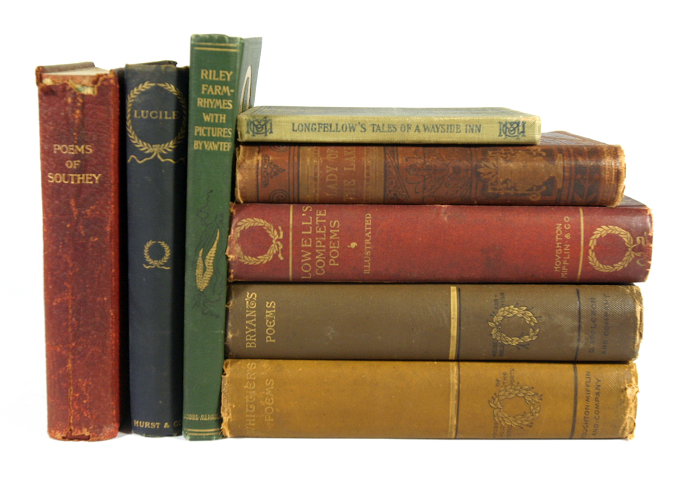 Antique Books of Poetry