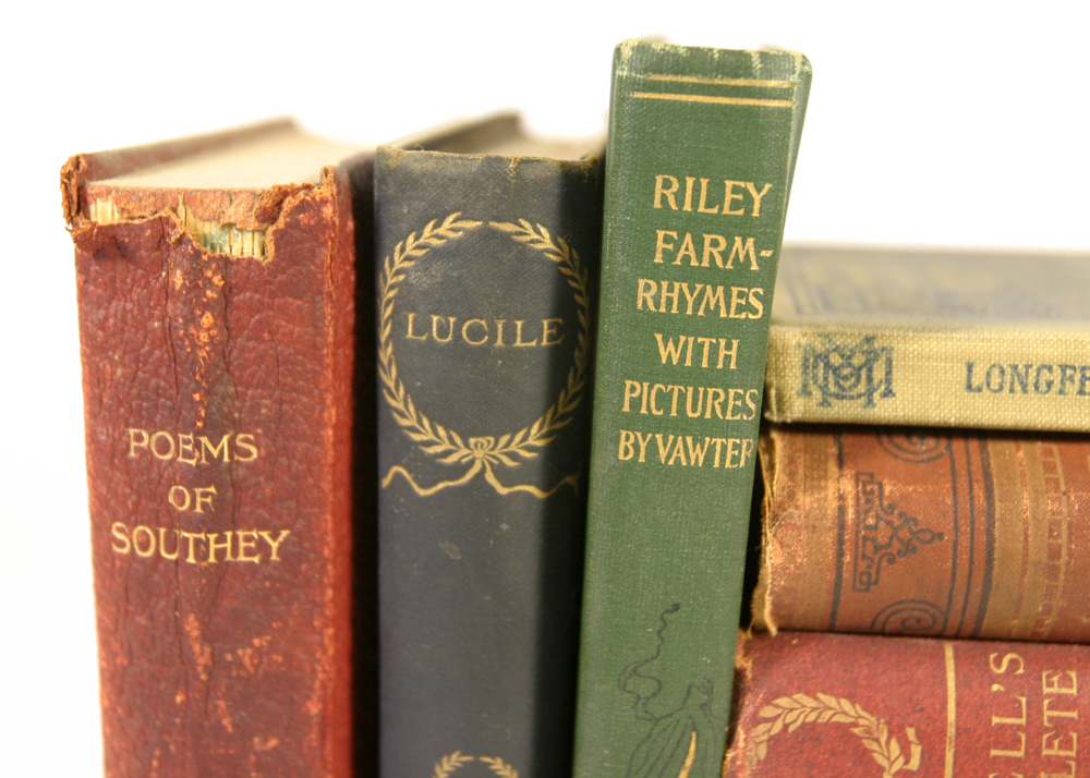 Antique Books of Poetry