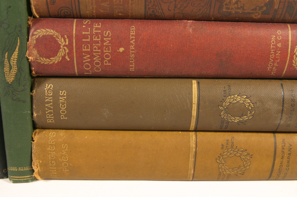 Antique Books of Poetry