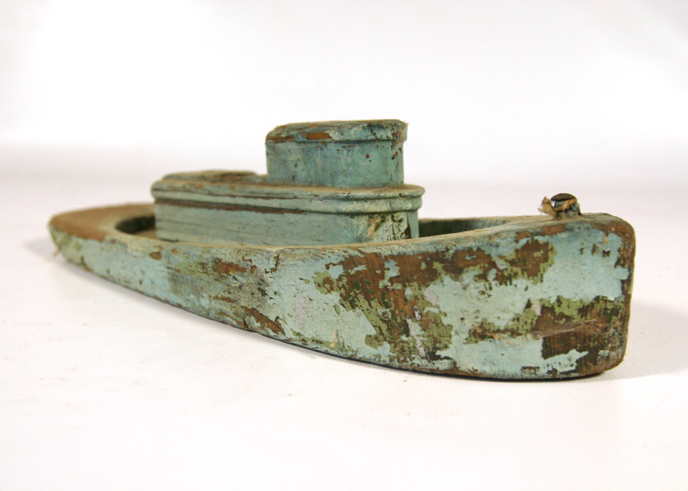 Vintage Wooden Toy Ships