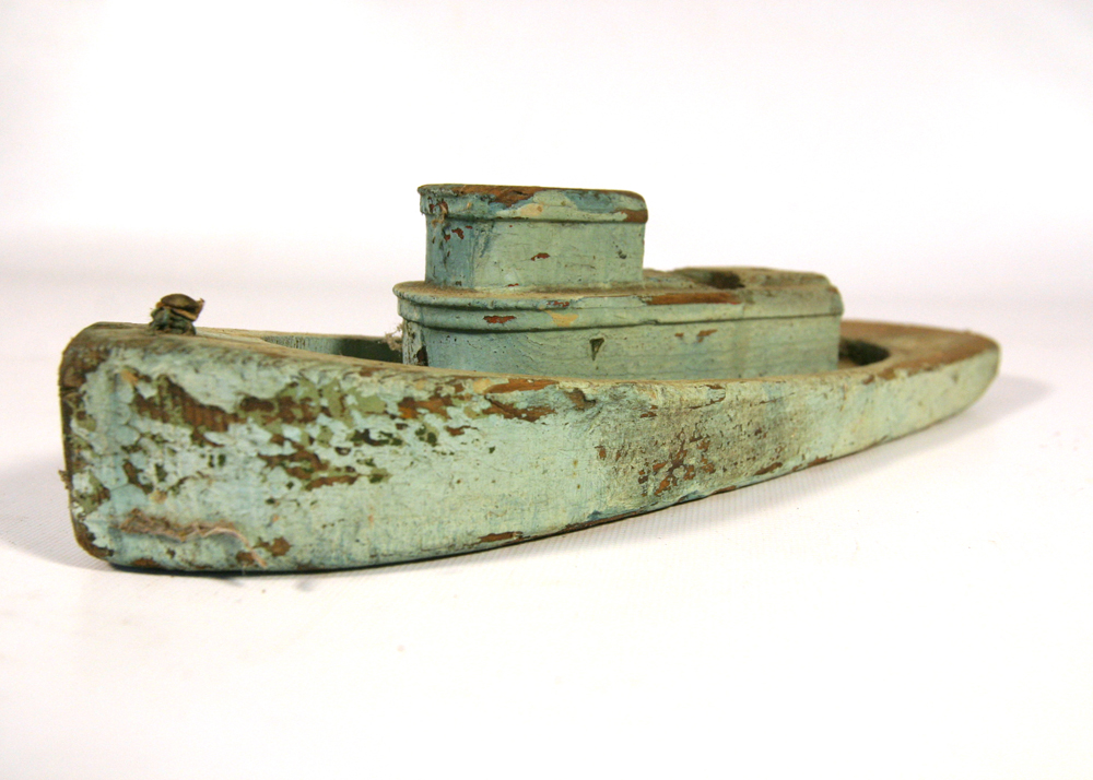 Vintage Wooden Toy Ships