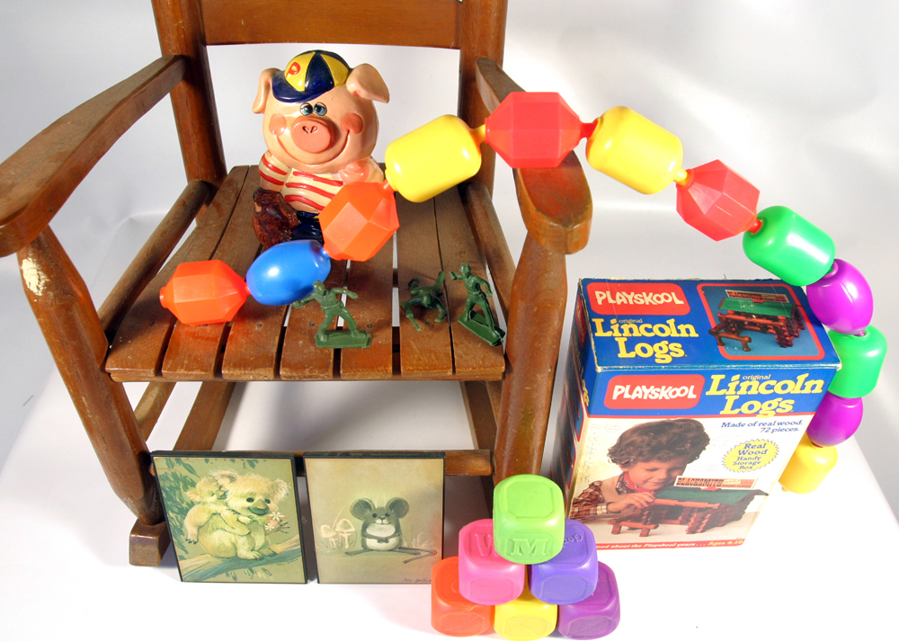 Vintage Children's Toys and Decor