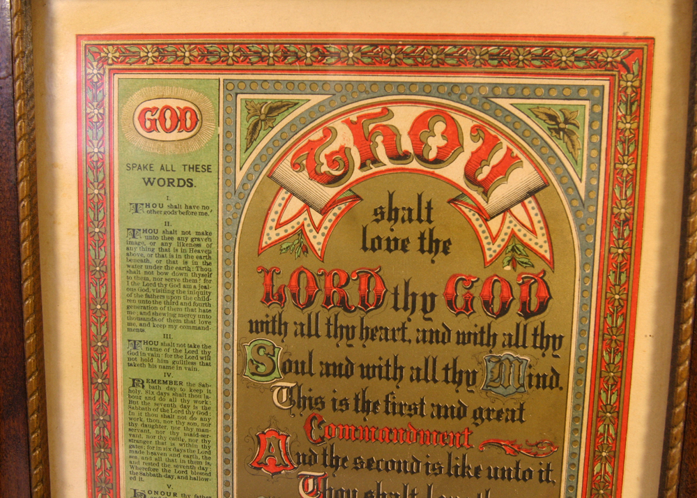 Antique Religious Books and Decor