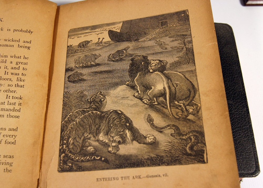 Antique Religious Books and Decor