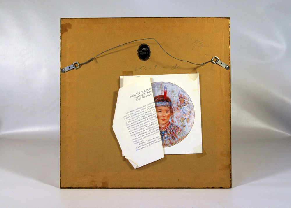 Trio of Limited Edition Edna Hibel Hand-Painted Rosenthal Plates