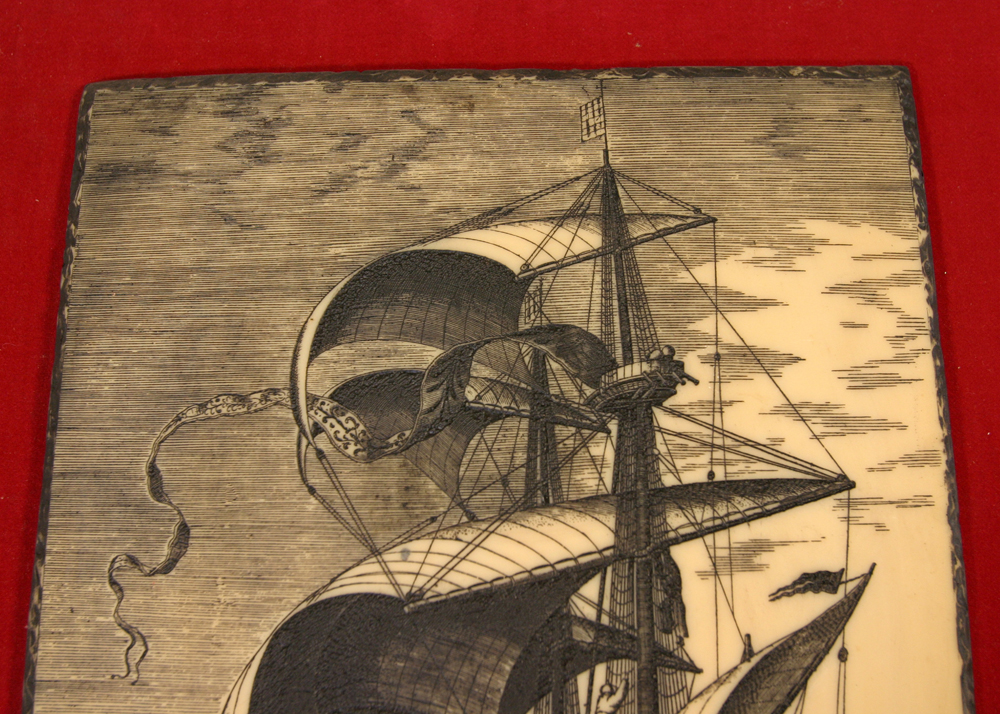 Pair of Vintage Artini Engravings Mounted on Red Velvet