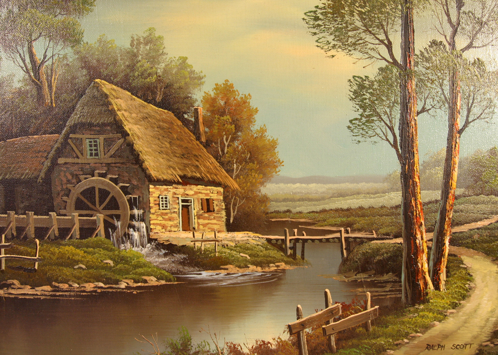 Original Oil on Canvas by Ralph Scott