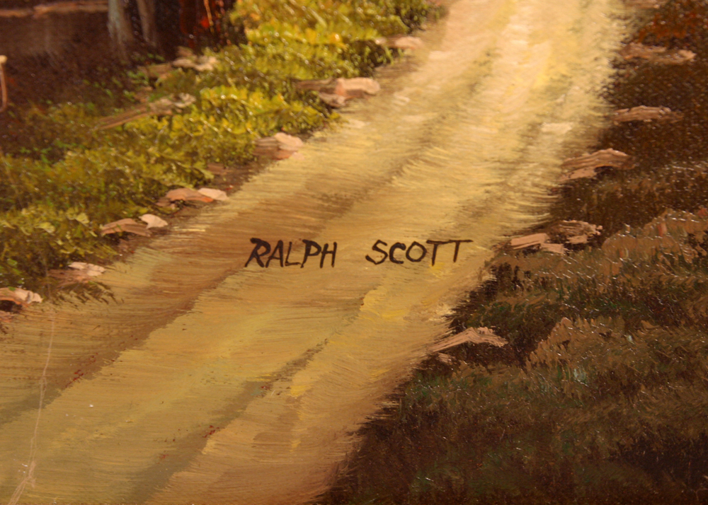 Original Oil on Canvas by Ralph Scott