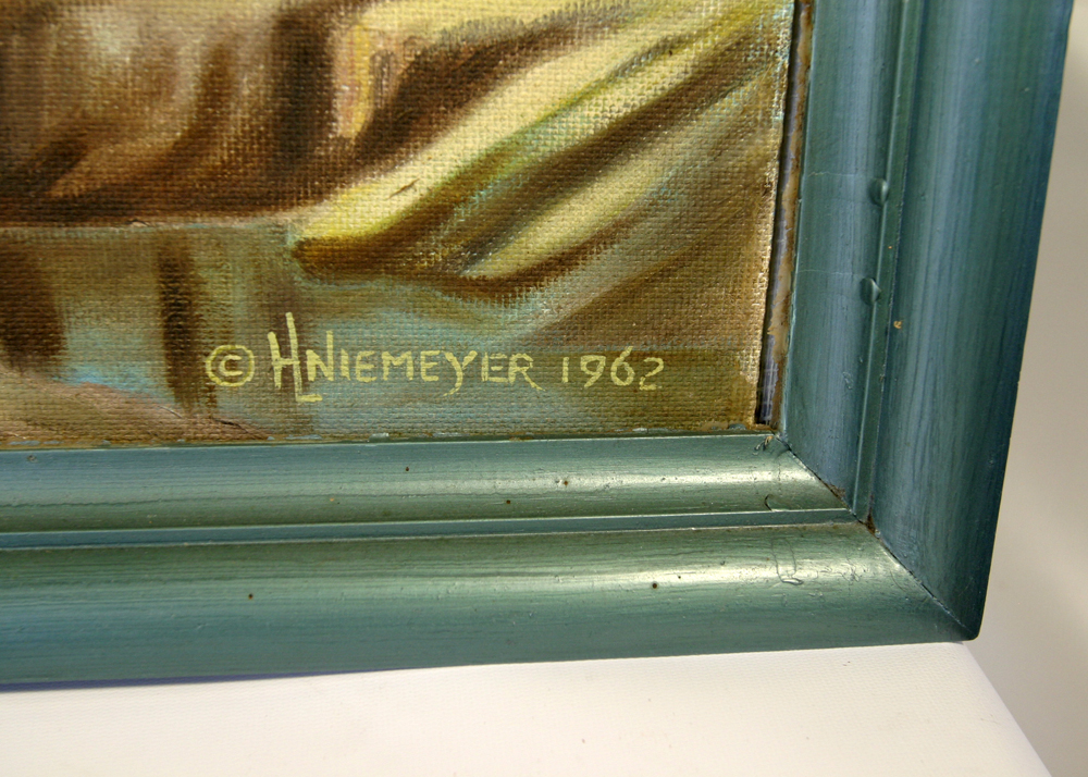 Framed Original Acrylic Painting on Board