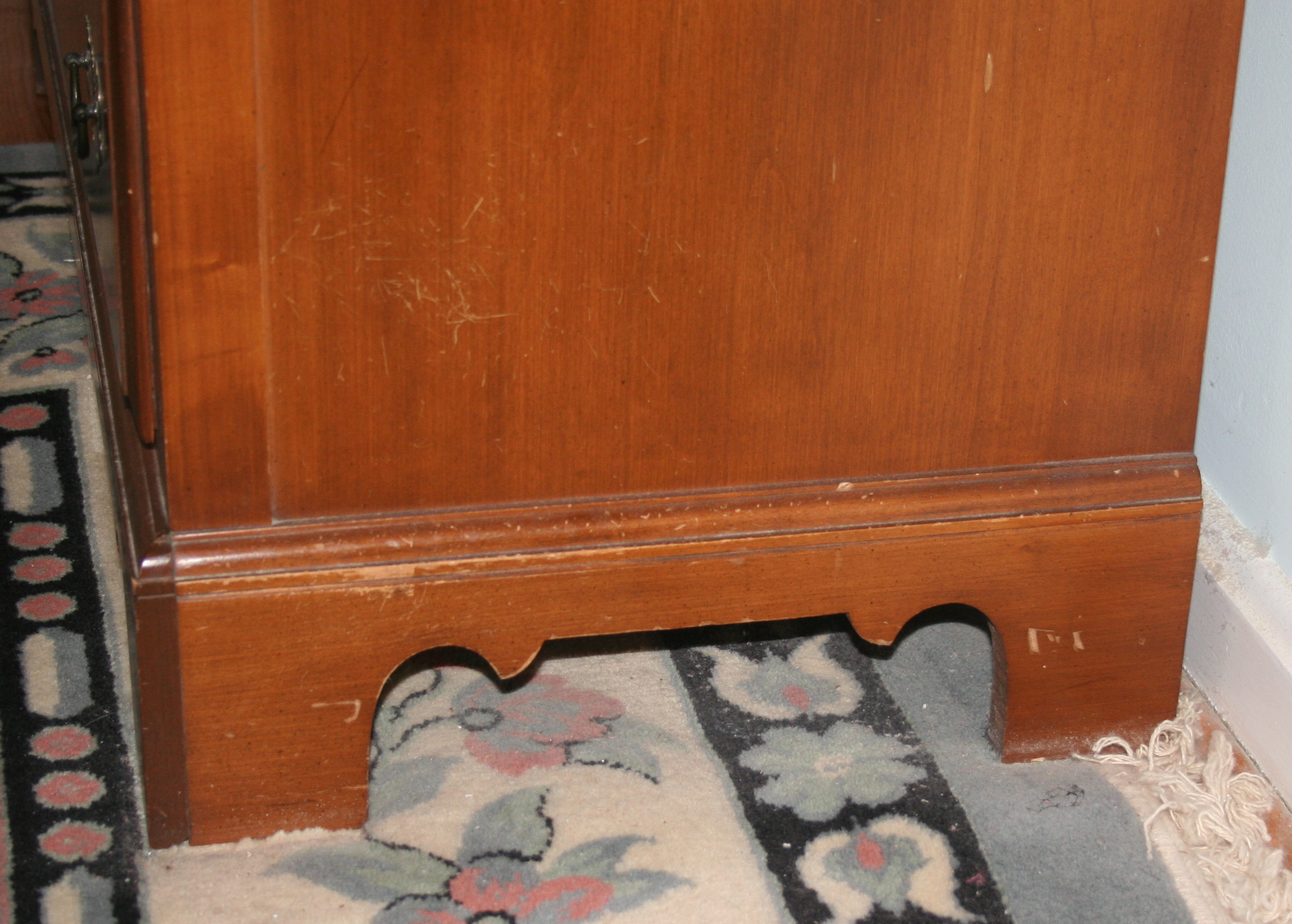 Tall Walnut Chest of Drawers