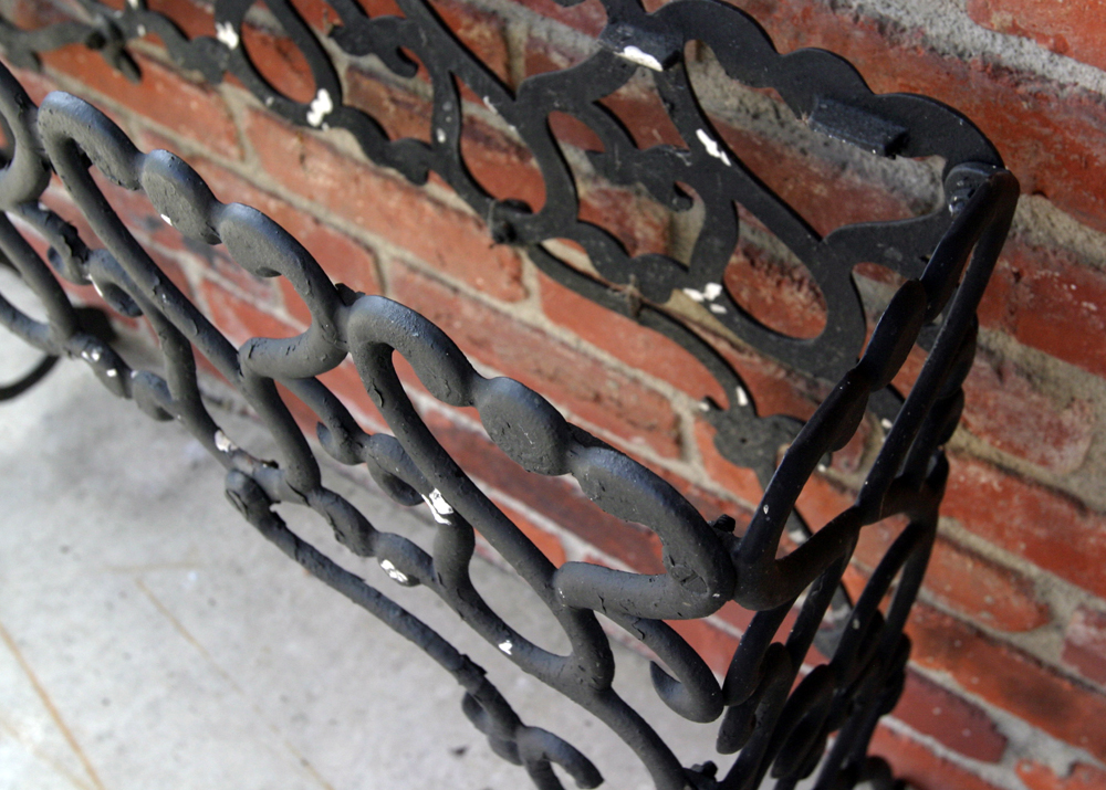 Black Metal Planter Box