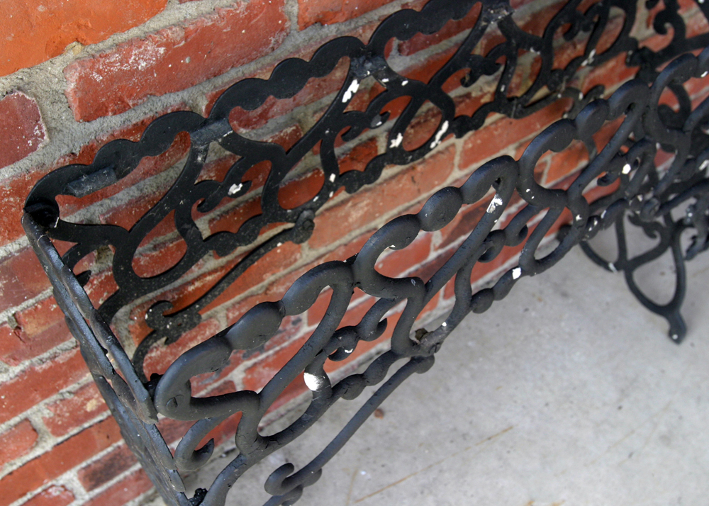 Black Metal Planter Box