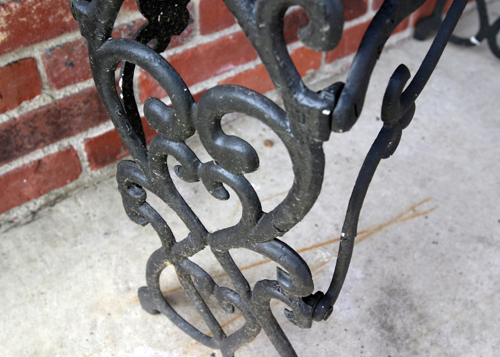 Black Metal Planter Box