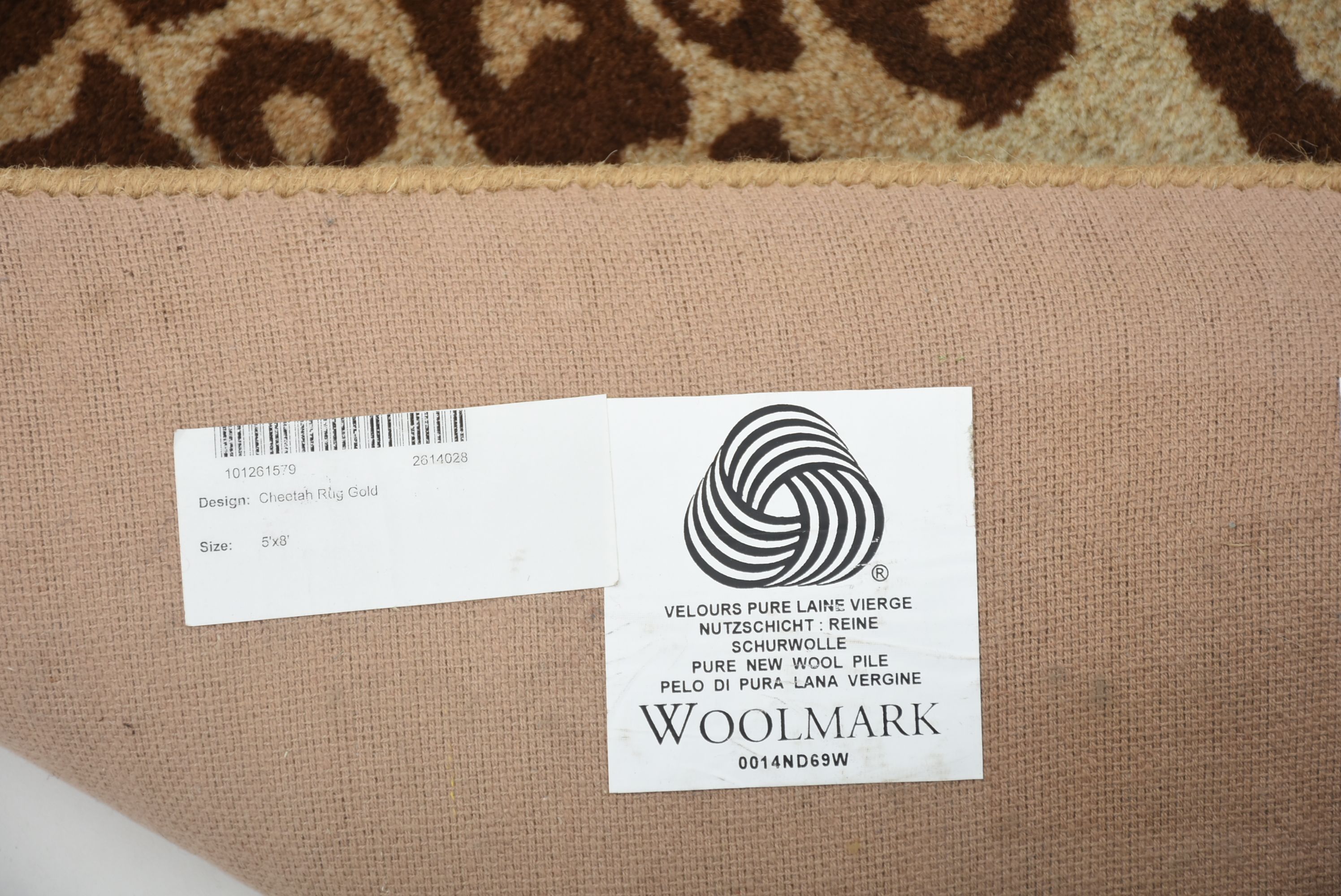 Pottery Barn Cheetah Print Area Rug