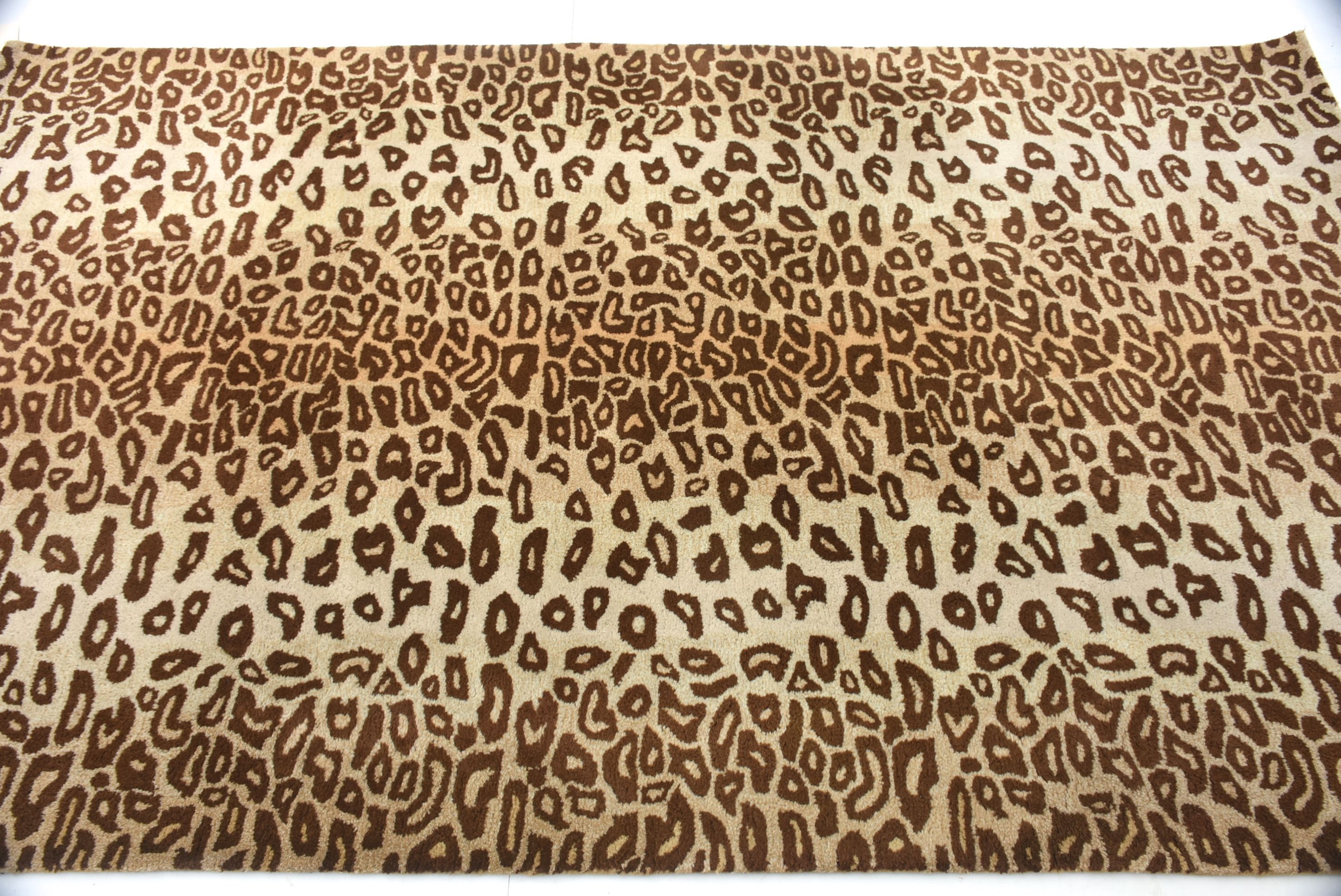 Pottery Barn Cheetah Print Area Rug