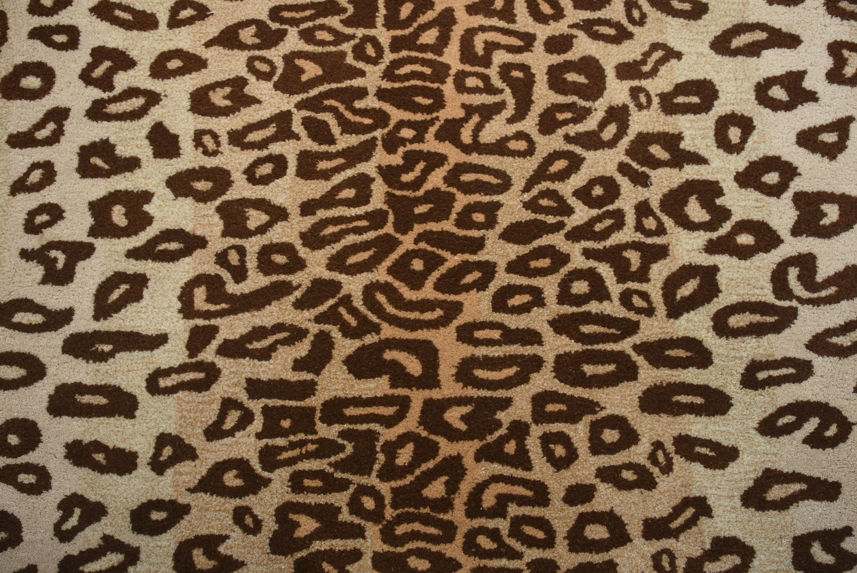Pottery Barn Cheetah Print Area Rug