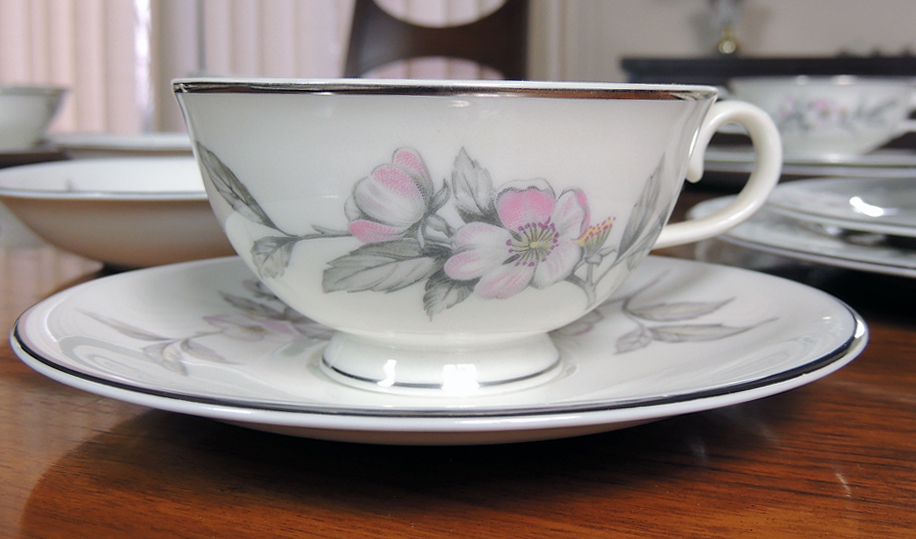 Ancestral "Spring Glory" Floral China Dinnerware Service for Ten