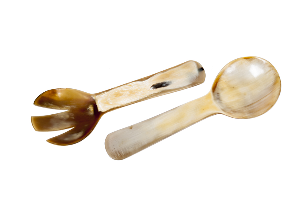 African Animal Horn Salad Set