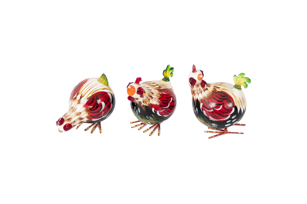 Gallo Mini Red Rocking Roosters