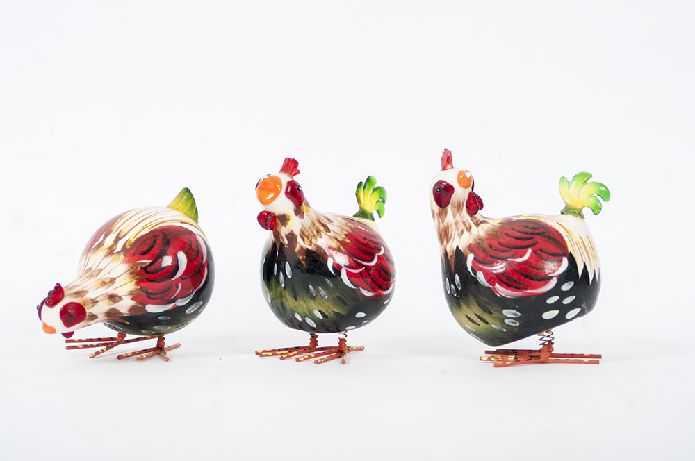 Gallo Mini Red Rocking Roosters
