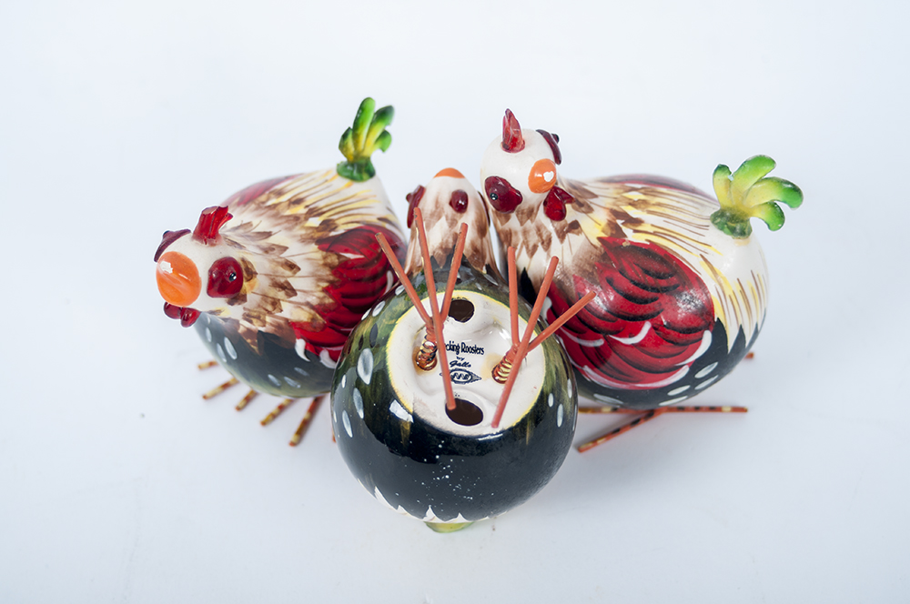 Gallo Mini Red Rocking Roosters