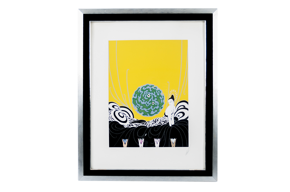 Erté  "Selection of a Heart" Signed Serigraph