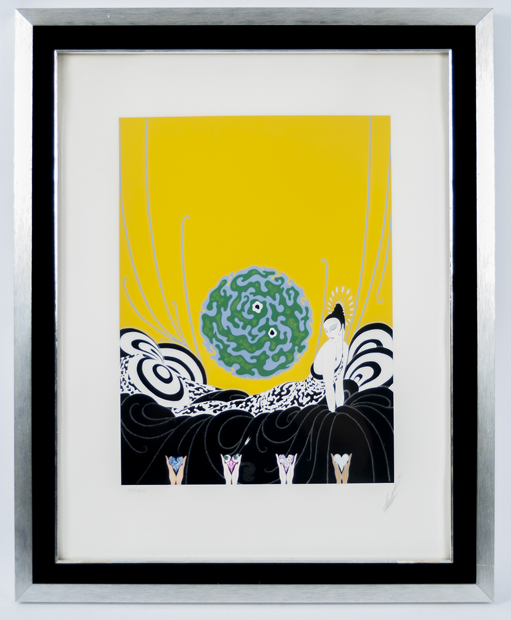 Erté  "Selection of a Heart" Signed Serigraph