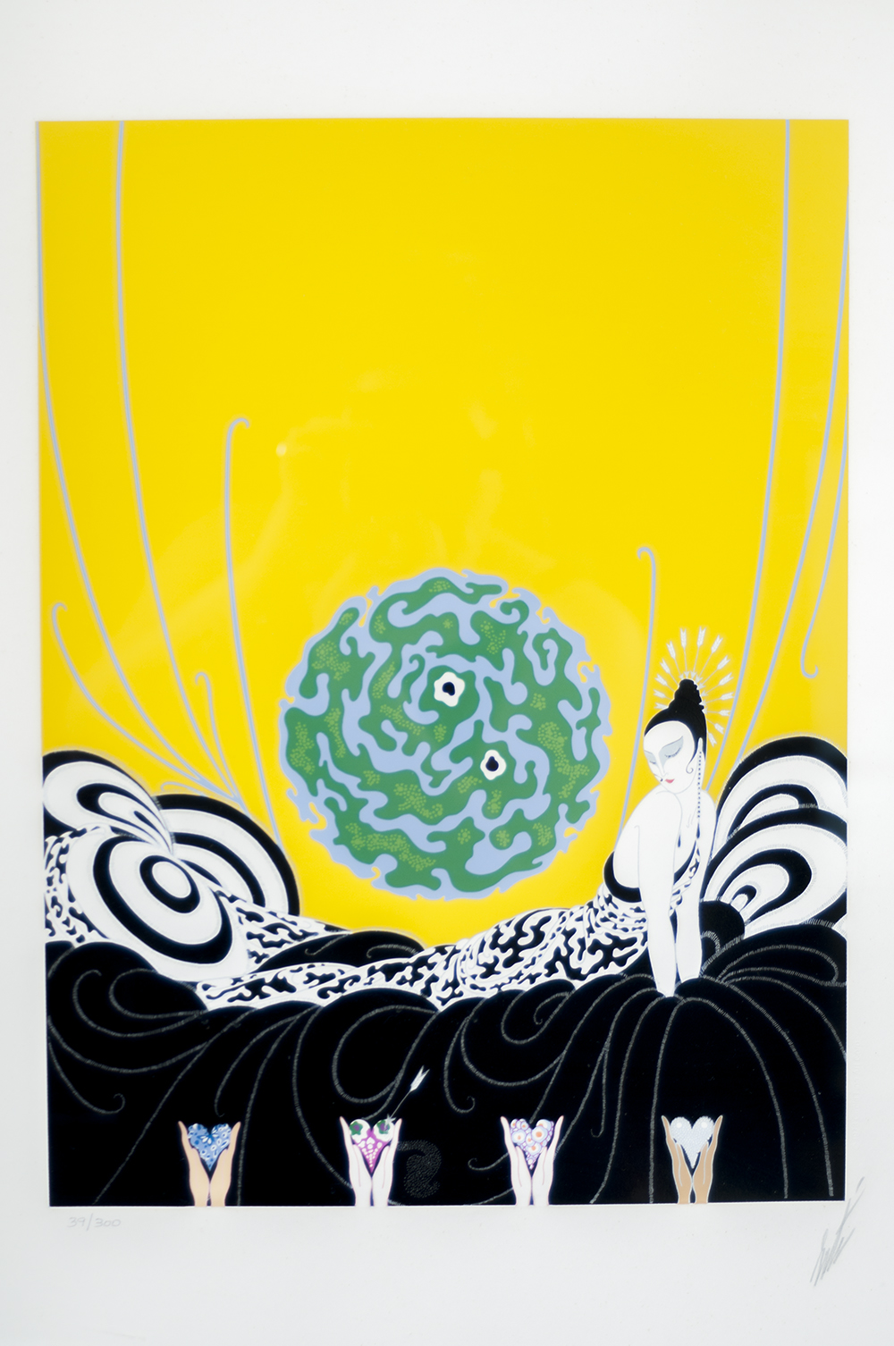 Erté  "Selection of a Heart" Signed Serigraph