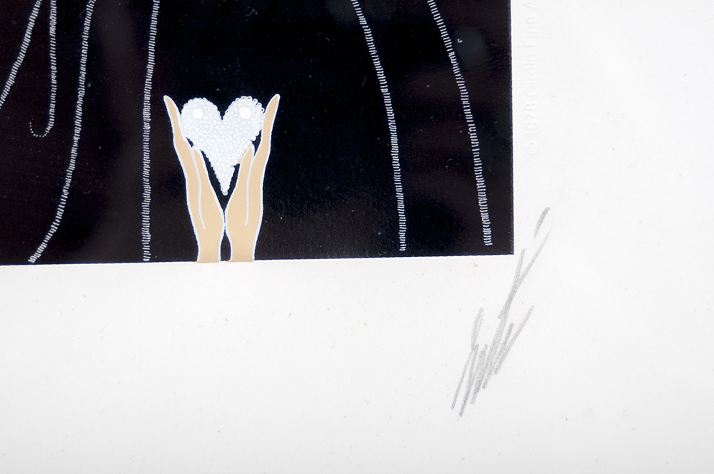 Erté  "Selection of a Heart" Signed Serigraph