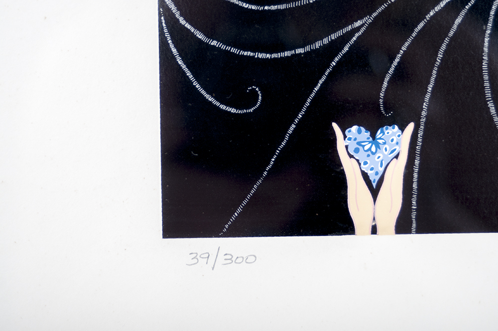 Erté  "Selection of a Heart" Signed Serigraph