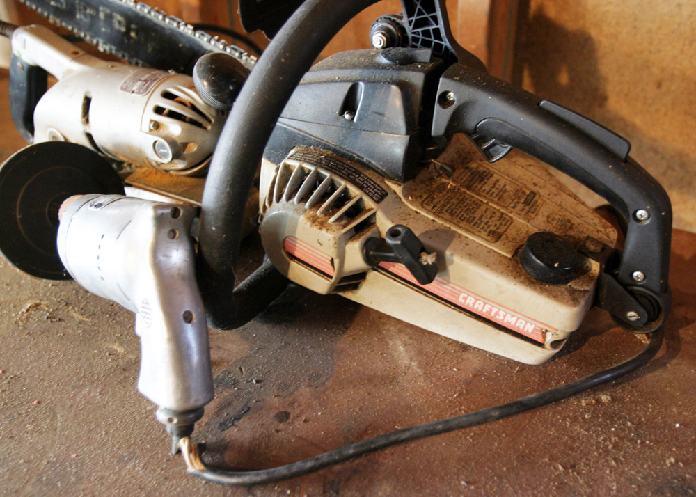 Trio of Handheld Power Tools