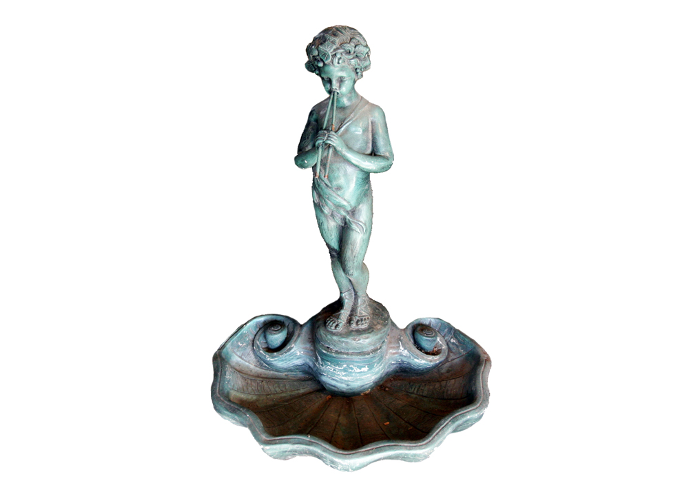 Cement Figural Fountain