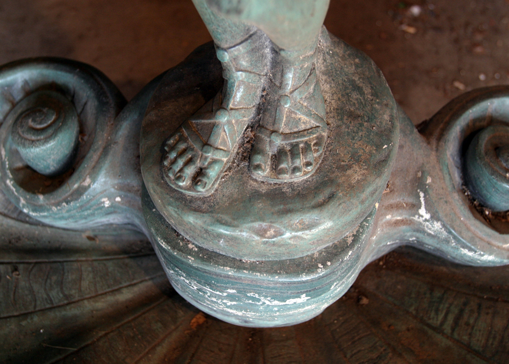 Cement Figural Fountain