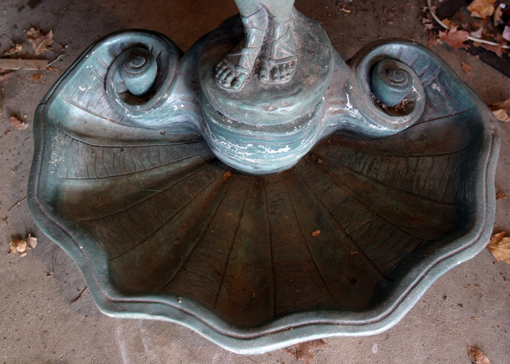 Cement Figural Fountain