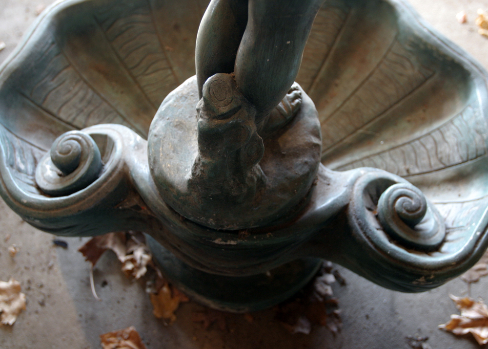 Cement Figural Fountain