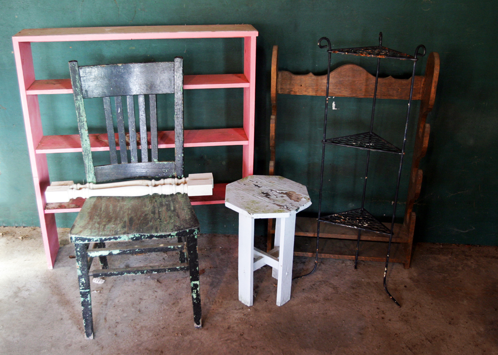 Collection of Salvaged Items