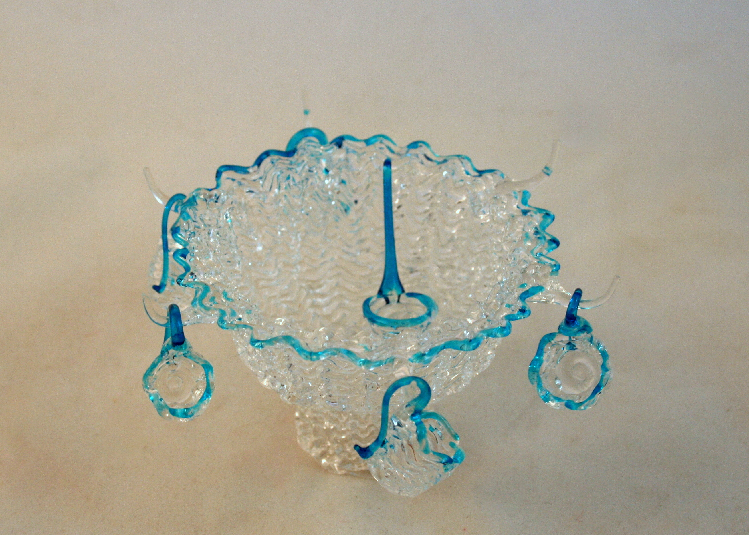 Miniature Spun Glass Decor Items