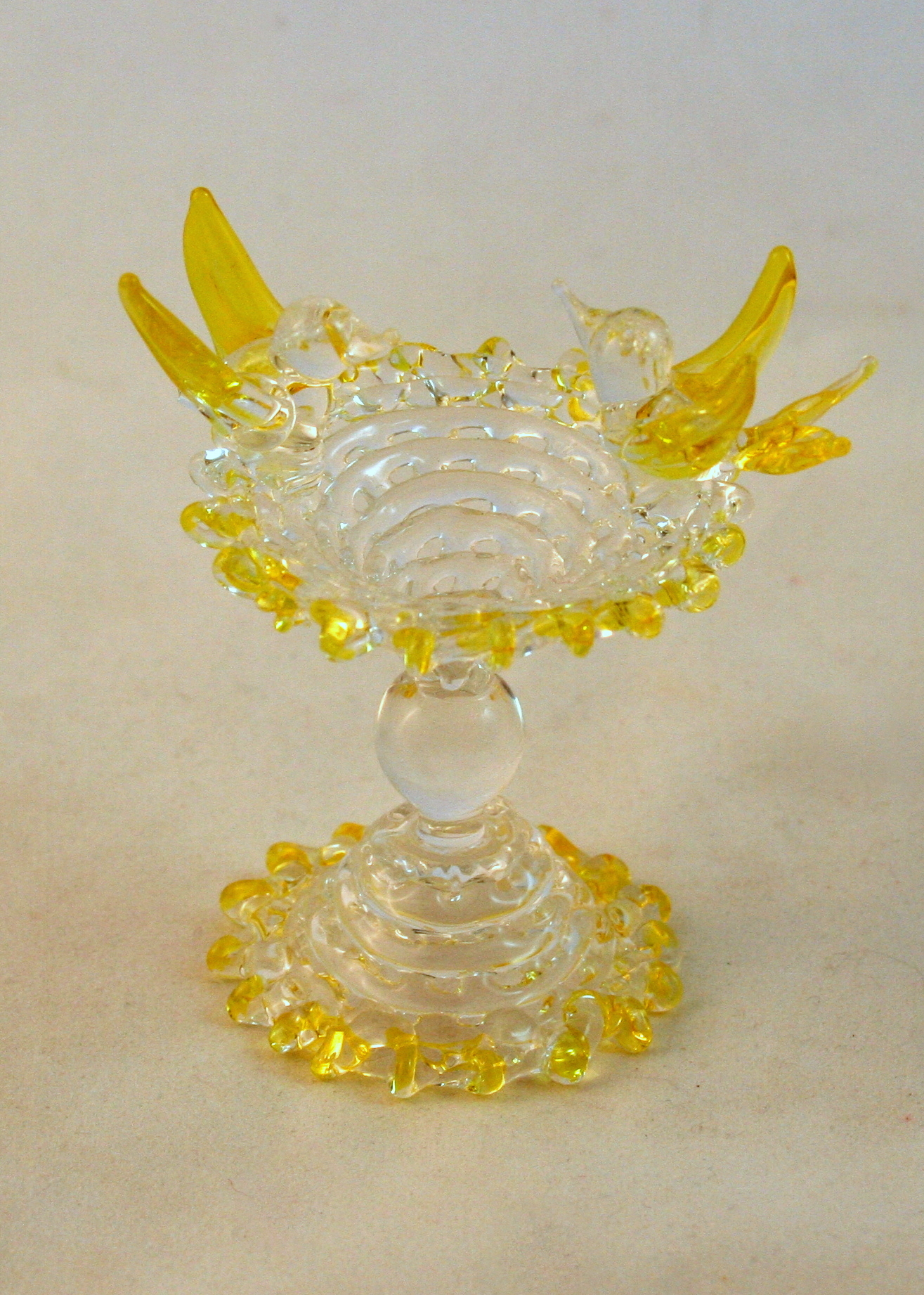 Miniature Spun Glass Decor Items