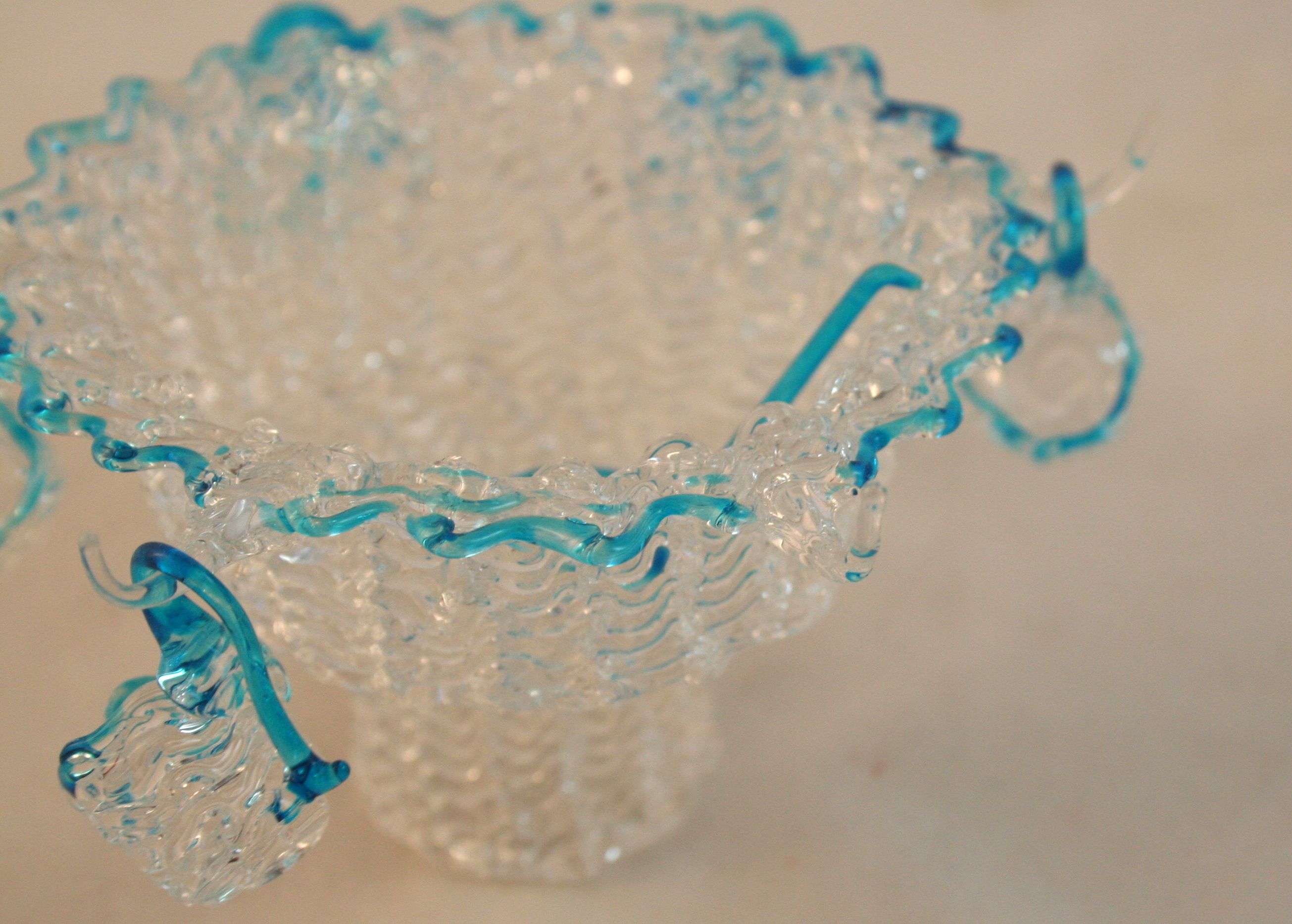 Miniature Spun Glass Decor Items