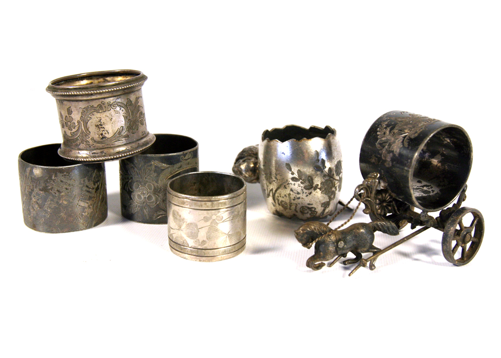 Antique Napkin Ring Assortment