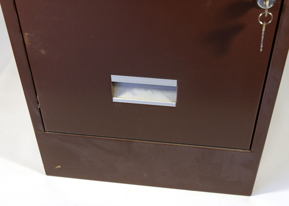 Two Drawer Metal Filing Cabinet